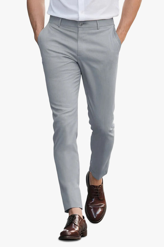 Mens Chino Pant - Light Grey