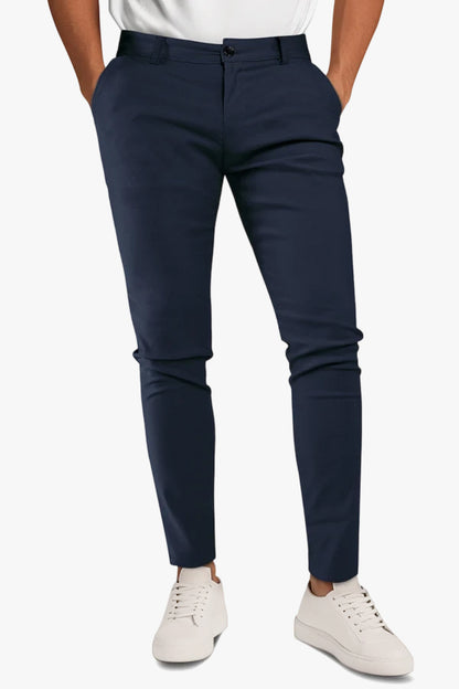 Men's Casual Chino Pant - Dark Blue