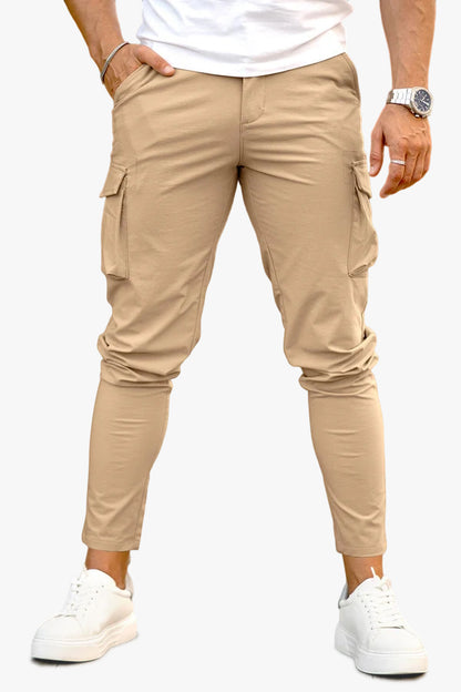 Men Casual Cargo Pant - Khaki