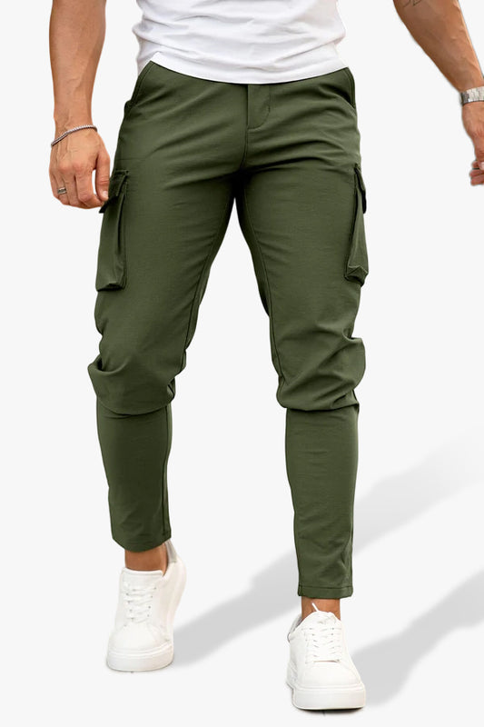 Match da uomo camouflage Wild Cargo Pants-Rosso