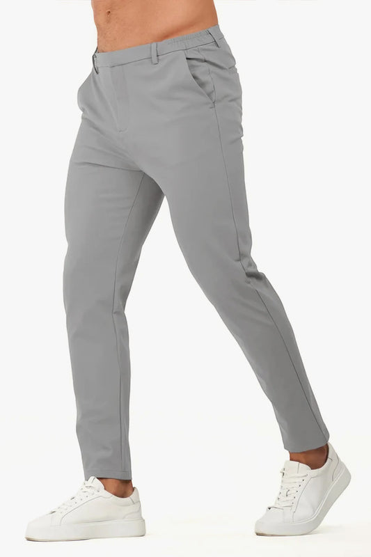 Slim Fit Anzughose für Herren - Grau