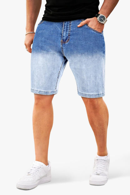 Jeansshorts für Herren – Farbverlauf