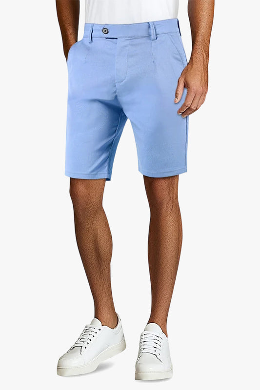 Mens Casual Chino Short - Sky Blue