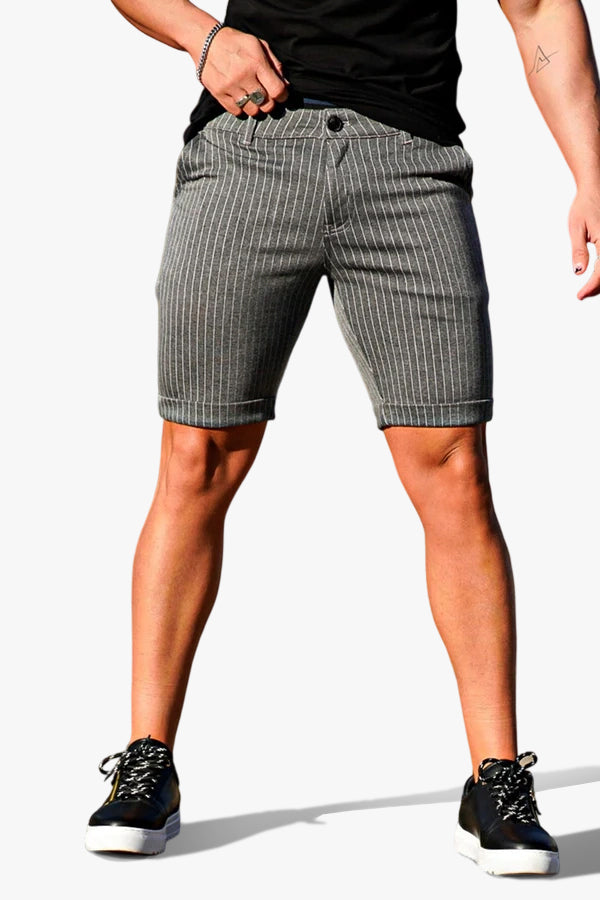 Men's Stretch Chino Short - Dark Grey