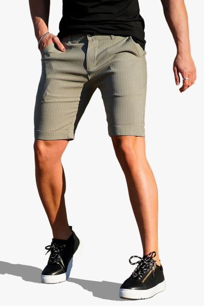 Short chino décontracté pour hommes - Vert clair