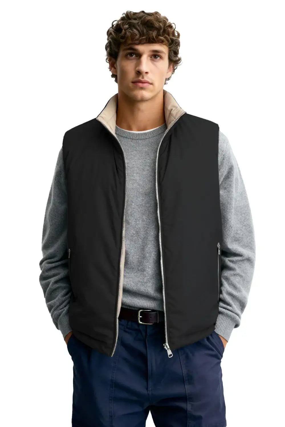 トップス Antwort REVERSIBLE VEST BLACK SIZE1 Men's Reversible Vest - Black For Sale – GINGTTO