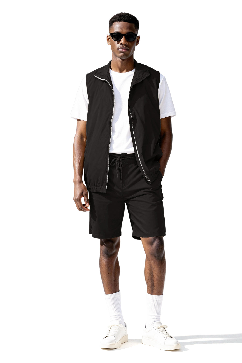 Men's Vest Set - Black