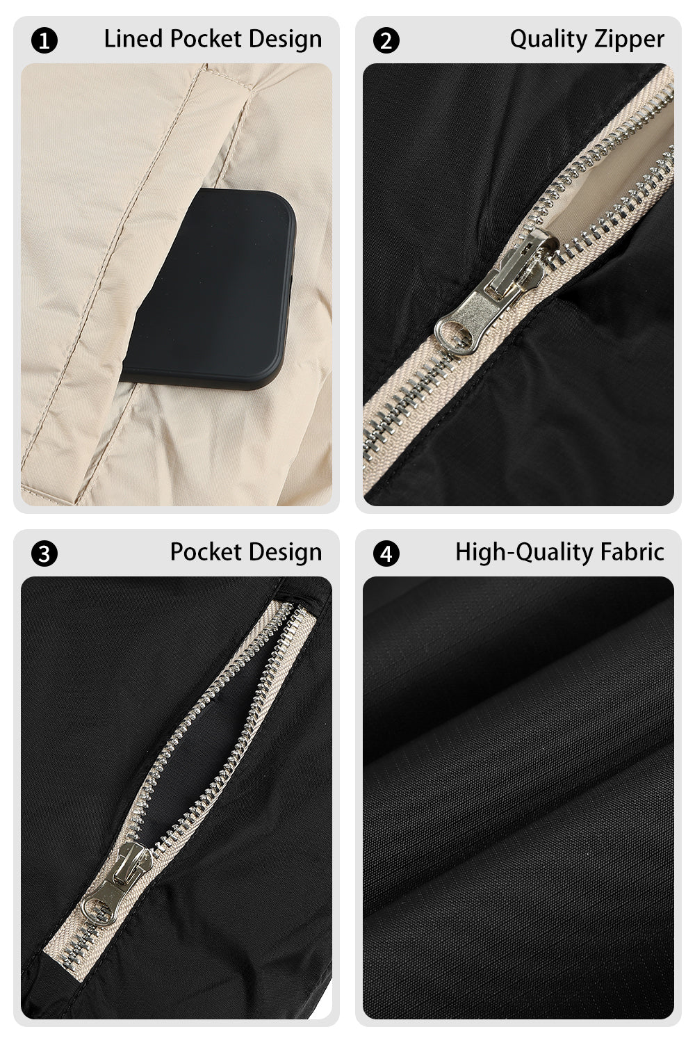 Men's Reversible Coat - Black