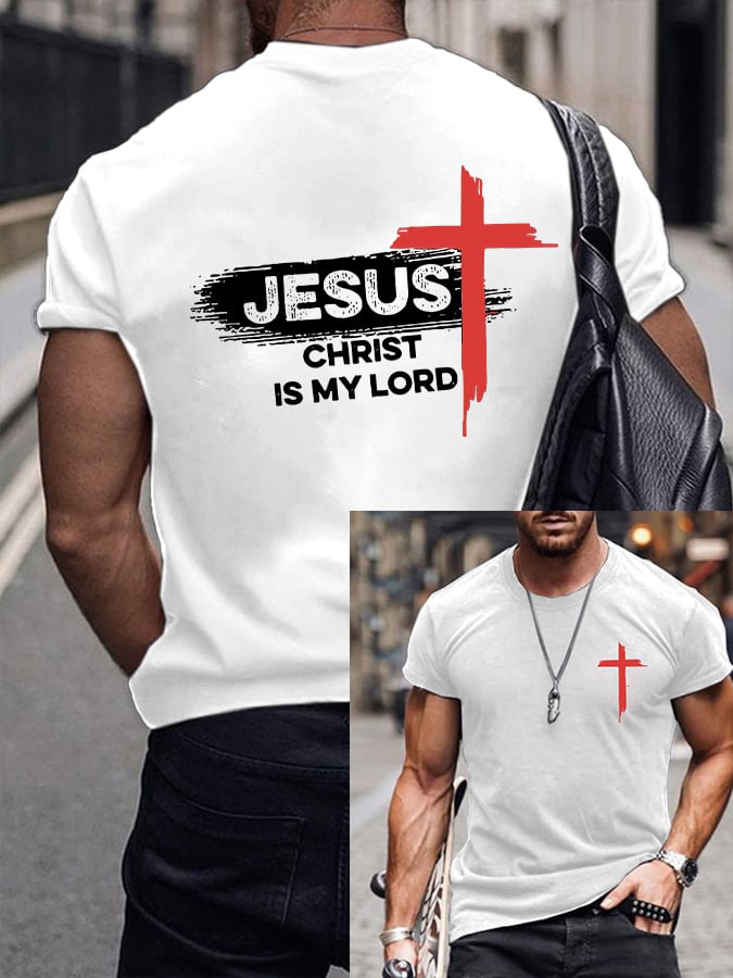 Men'S Faith Short-Sleeved Casual T-Shirt