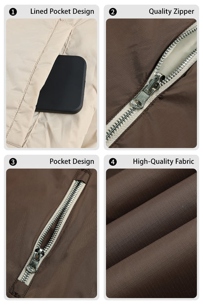 Men's Reversible Coat - Brown