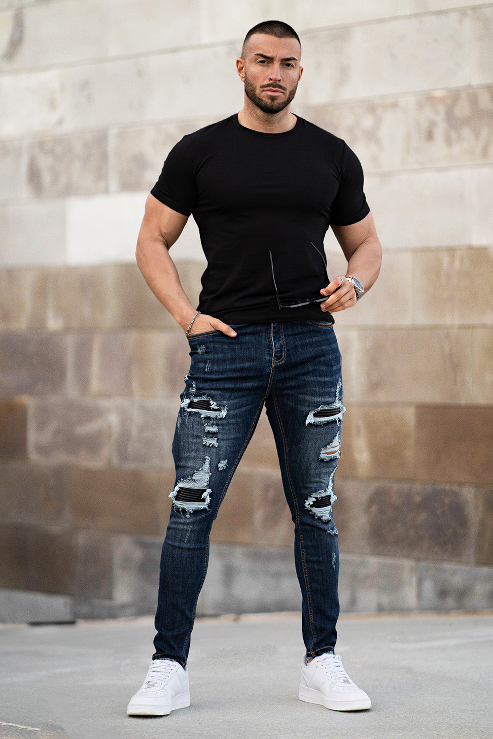 Men's Fashion Casual Stretch Skinny Jeans