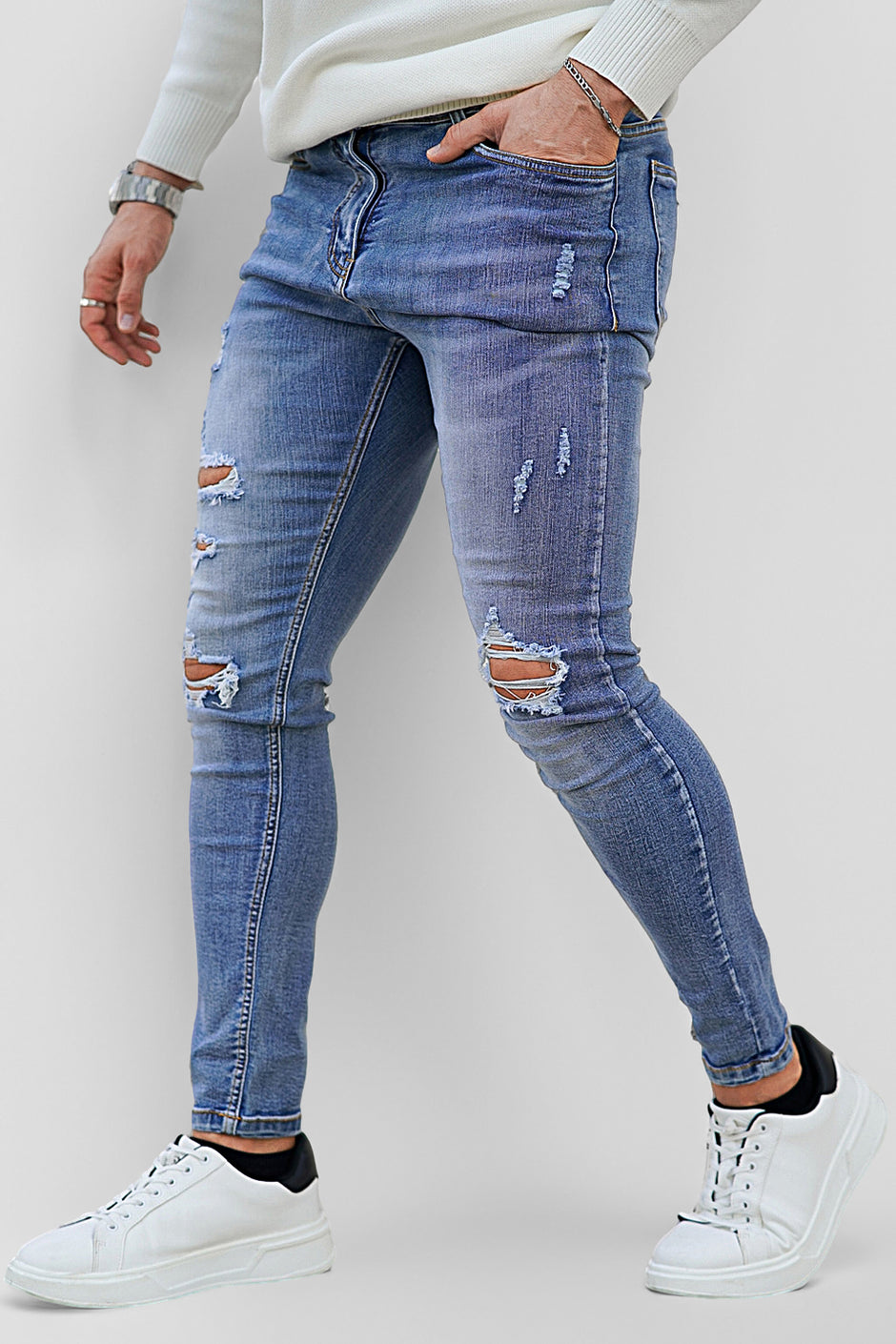 Best Men's Ripped Jeans For Sale – Page 2 – GINGTTO