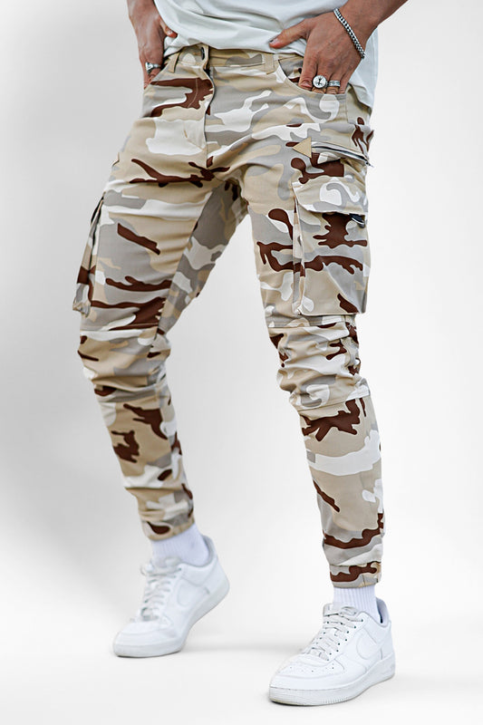Gingtto Men's Camouflage Cargo Pants - Suit For Hiking