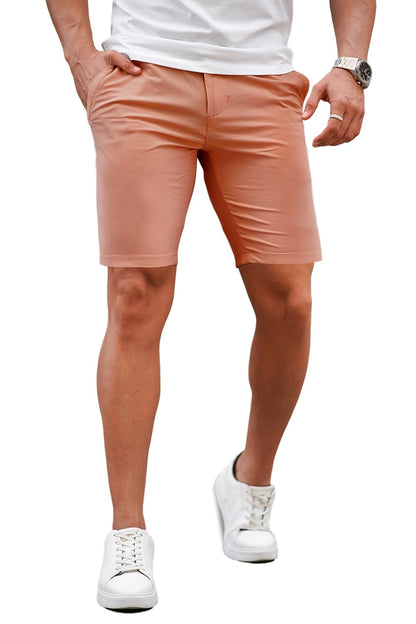 Mens Tailored Chino Short - Salmon