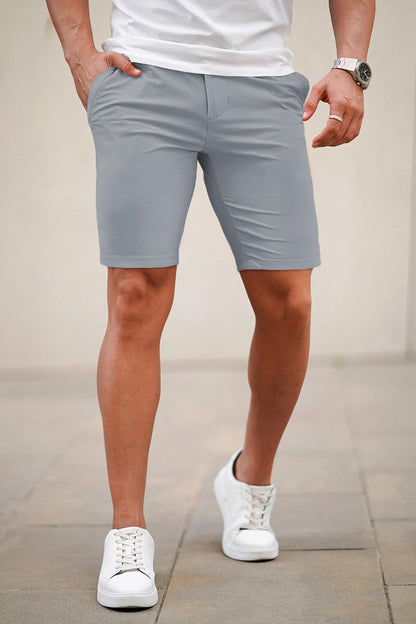 Mens Tailored Chino Short - Grey