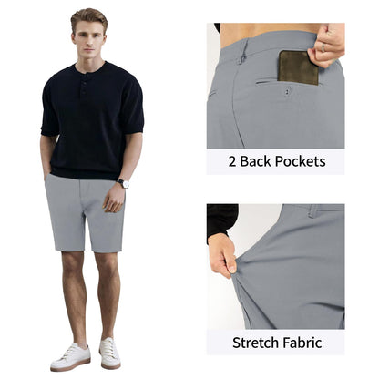 Mens Tailored Chino Short - Grey