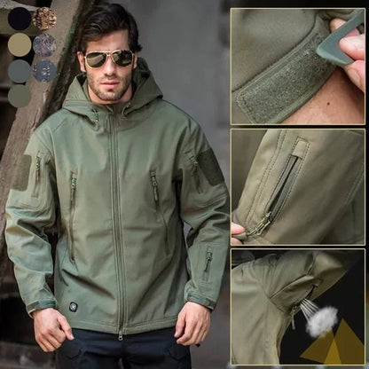 Built for Wind & Rain🌧️Men's Waterproof Insulated Outdoor Jacket