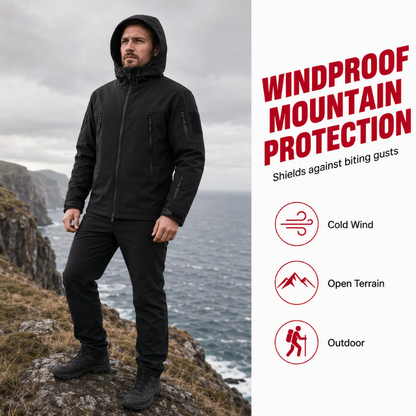 Built for Wind & Rain🌧️Men's Waterproof Insulated Outdoor Jacket