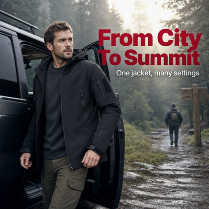 Built for Wind & Rain🌧️Men's Waterproof Insulated Outdoor Jacket