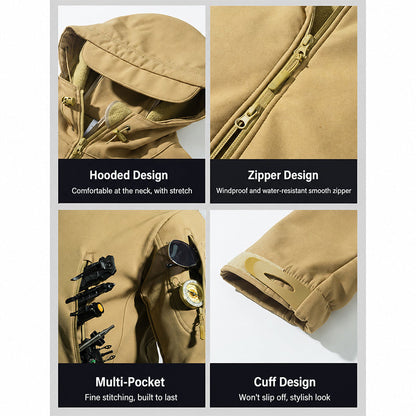 Built for Wind & Rain🌧️Men's Waterproof Insulated Outdoor Jacket