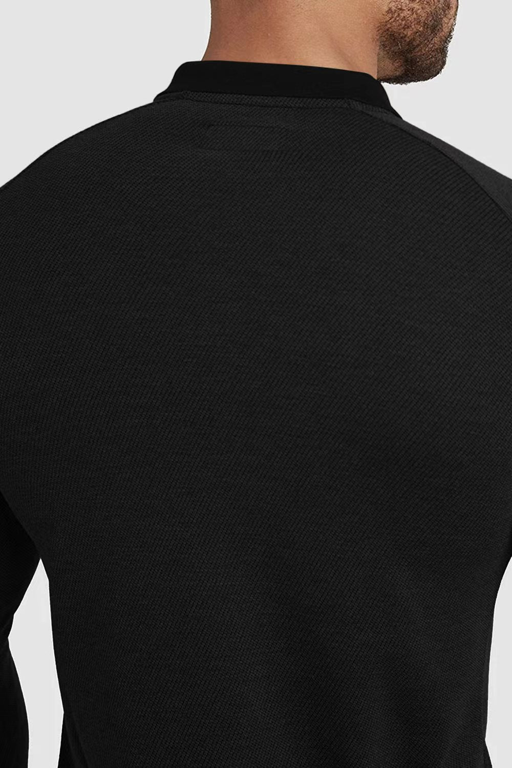 men's black slim fit polo shirts