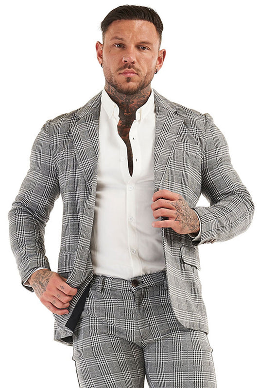Gingtto Men's Casual Modern Fashion Suit Jackets For Any Occation