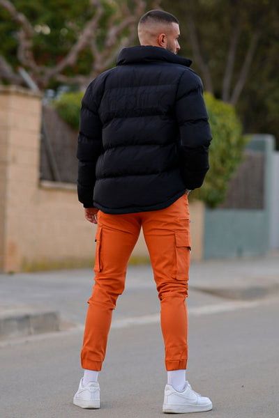 Match Men's camouflage Wild Cargo Pants-orange