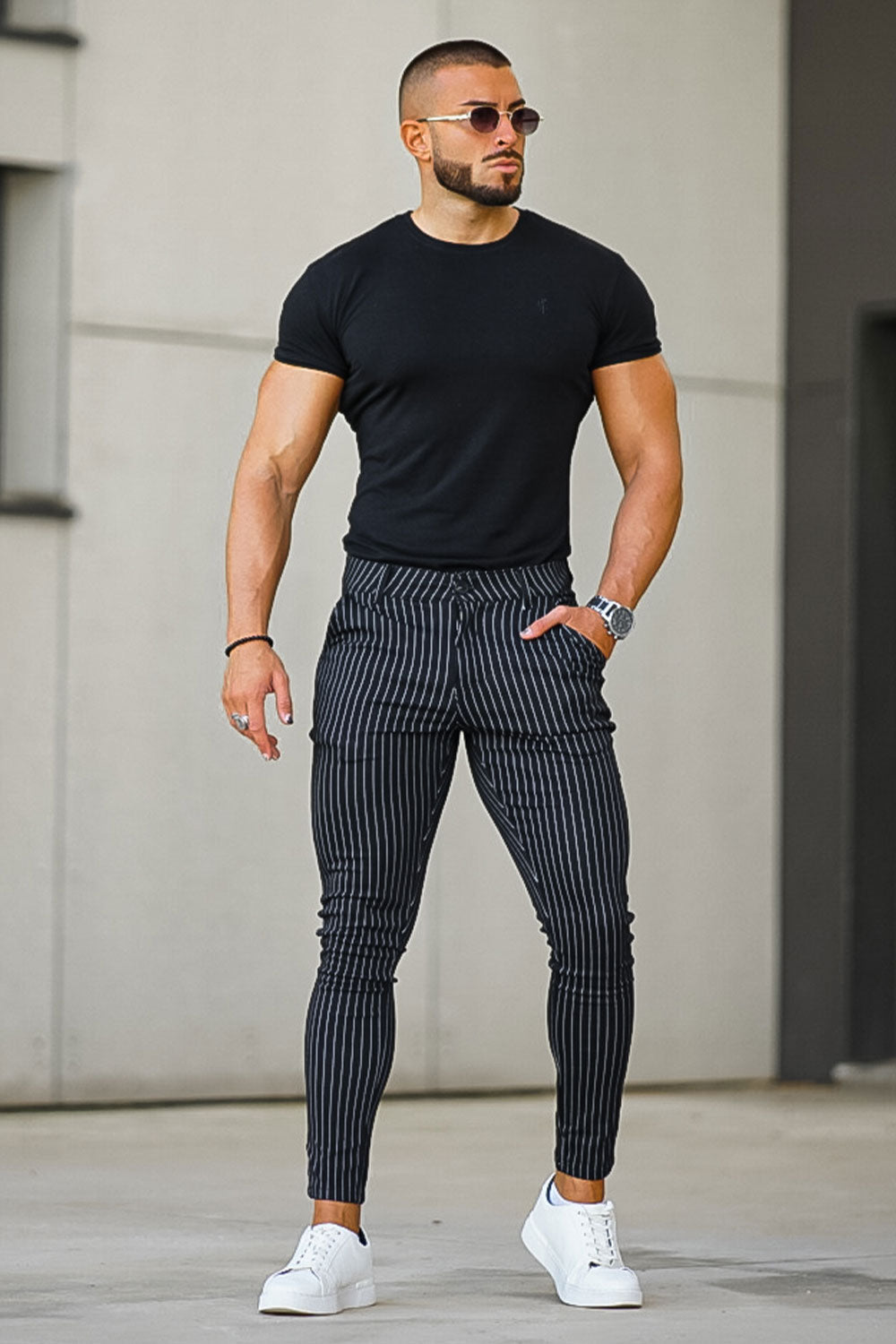 men's casual chinos pants