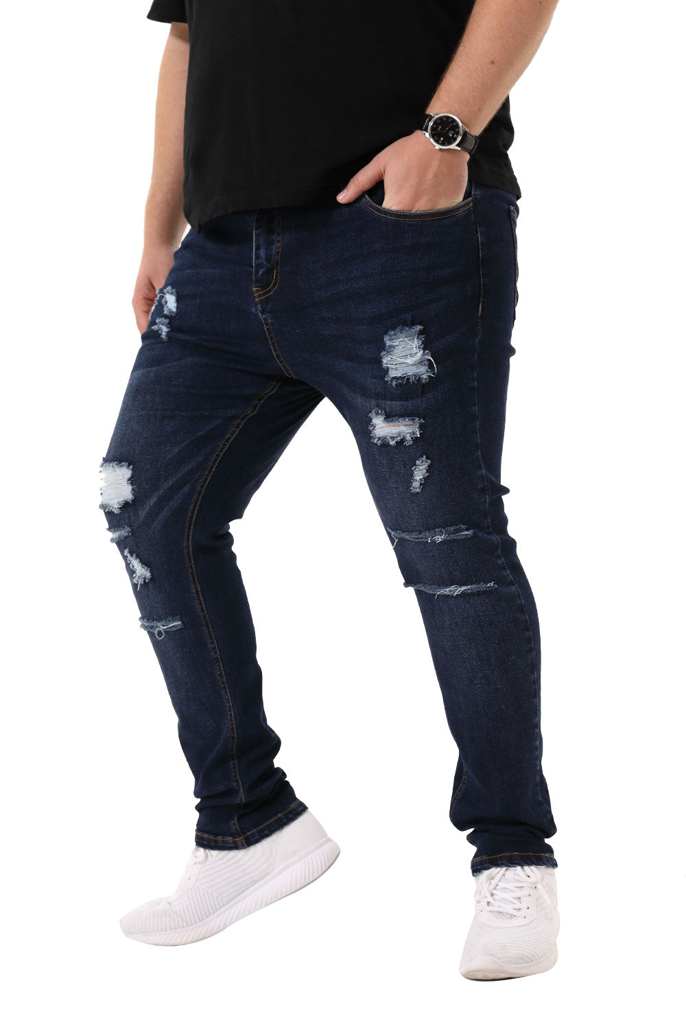 Blue stretch jeans(B&T)