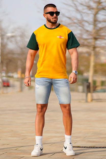 Shah Herren Jeans Taglie W29-w46 Shorts Jeans Uomo Slim Fit - Bermuda Estivi In Cotone Comodi Pantaloni Bianchi Uomo - Foto 3