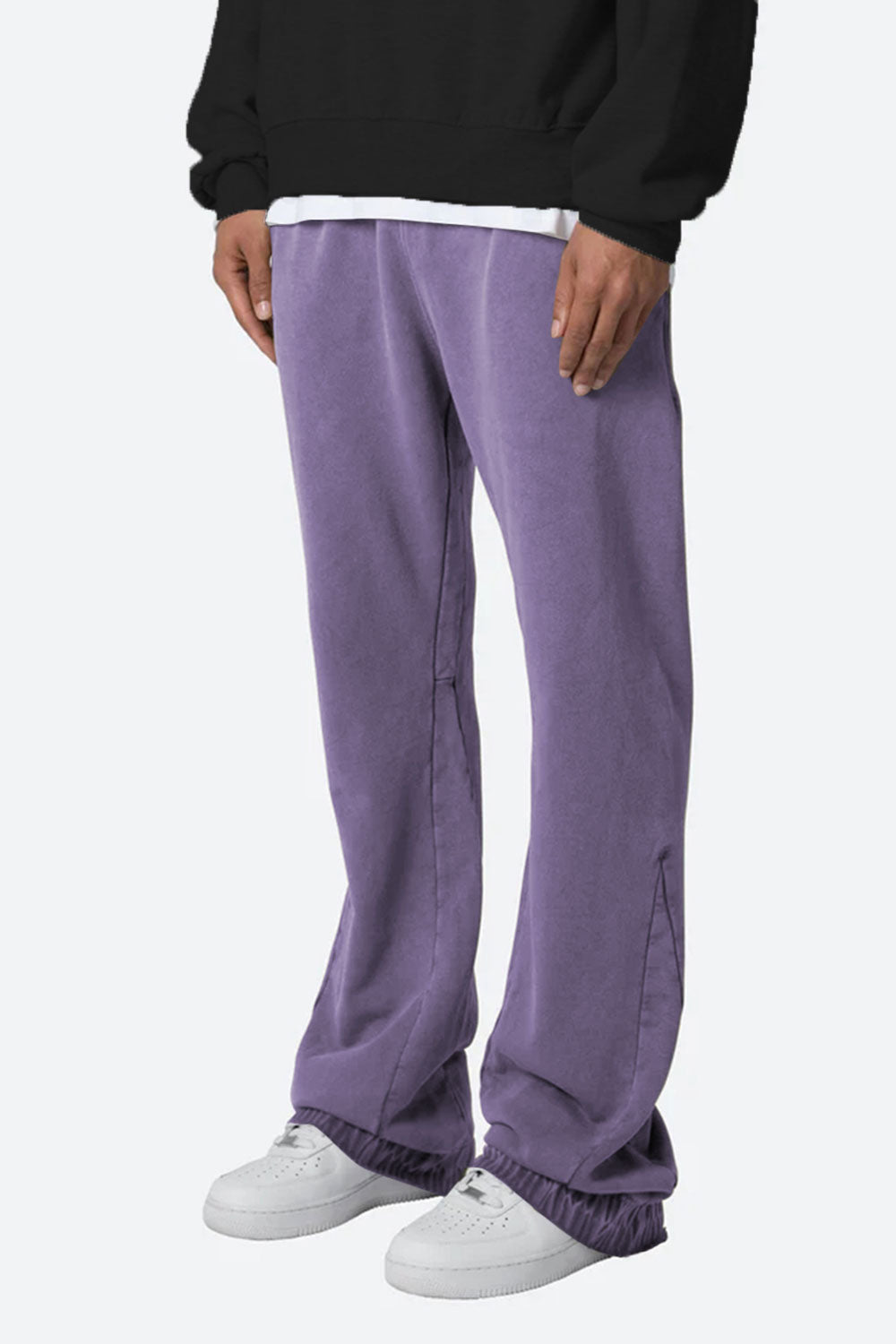Gingtto Customized Purple Flare Pants: Redefining Men's Casual Wear