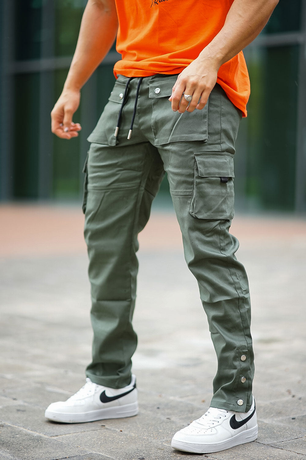 Army Green Cargo Pant - 28 / trousers
