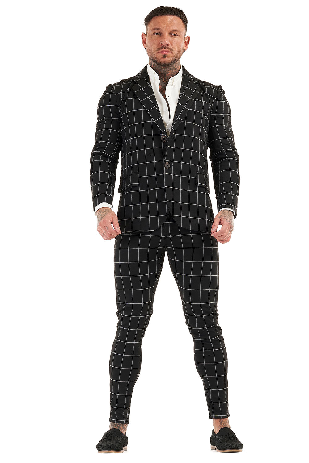 Gingtto Men's Casual Suit Jackets Stylish Classic Men's Suit Jacket
