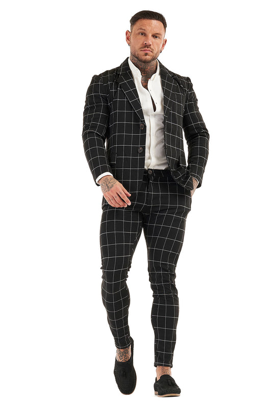 Gingtto Men's Casual Suit Jackets Stylish Classic Men's Suit Jacket