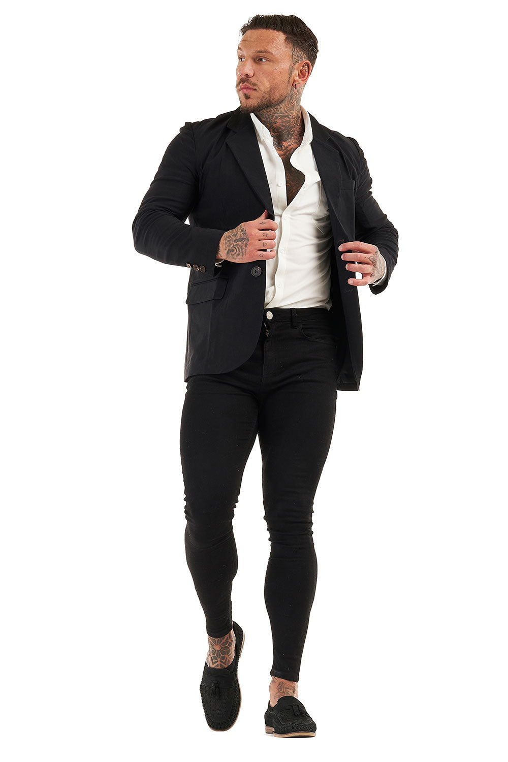 Jaquetas blazer masculinas casuais GINGTTO casacos esportivos leves