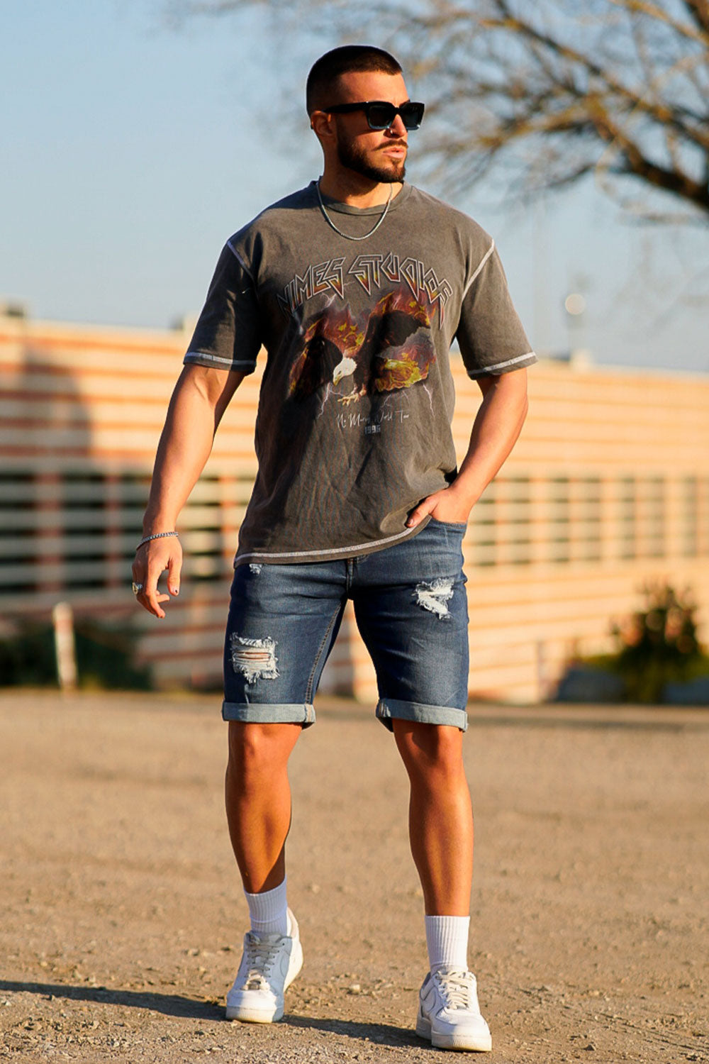 Denim Shorts Outfit Bermuda Uomo Mens Fashion Outfit Estivi Uomo
