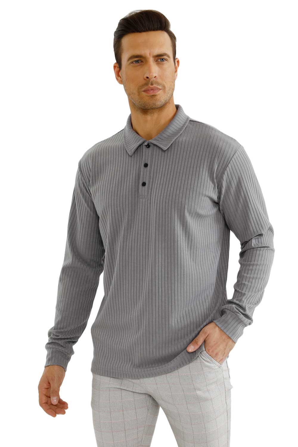 Gingtto's Men's Classic Polo Shirts: Tailored Fit, Ultimate Comfort