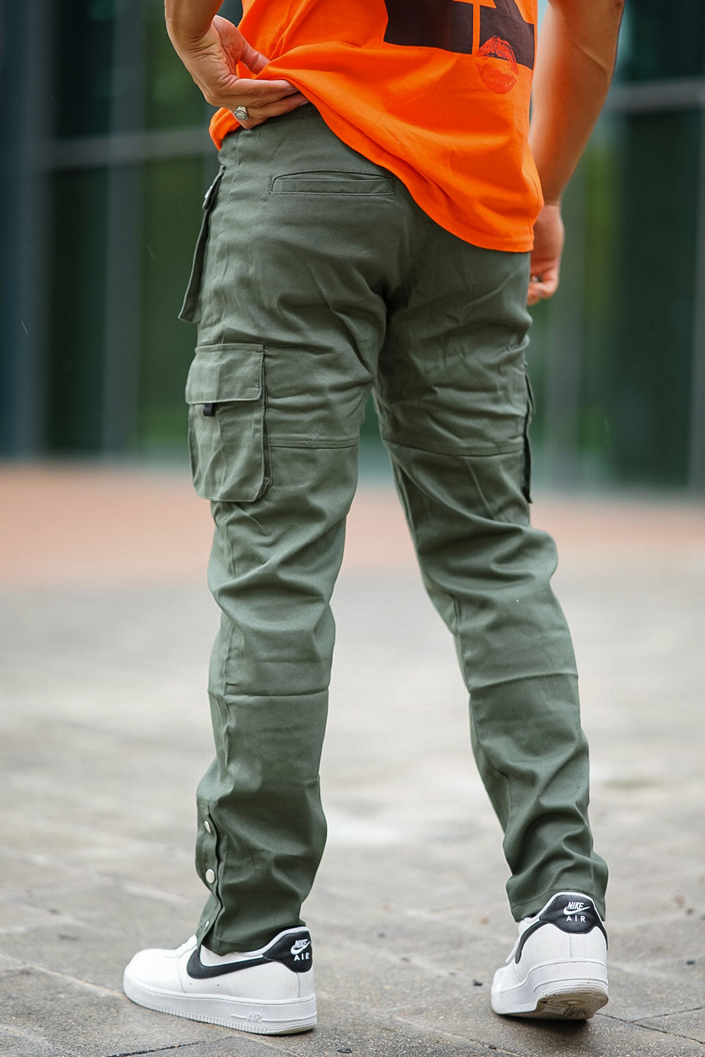 Match Men's Wild Cargo Pants- Green