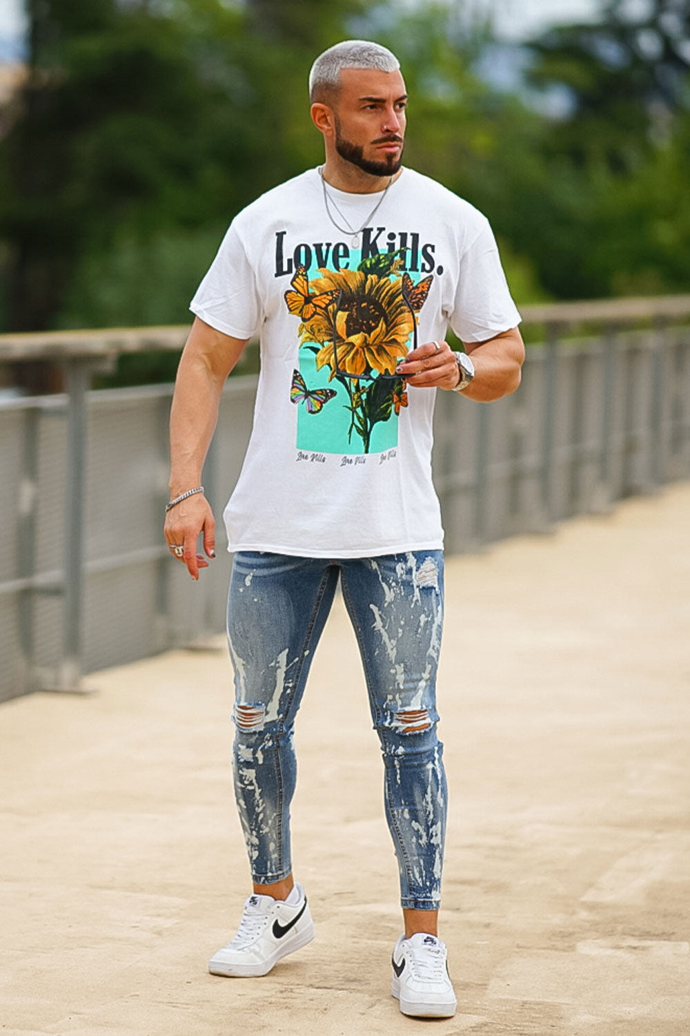 Street Style Dudes In Skinny Jeans Men's Blue Skinny Jeans Blue