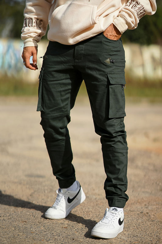 men's green cargo pants