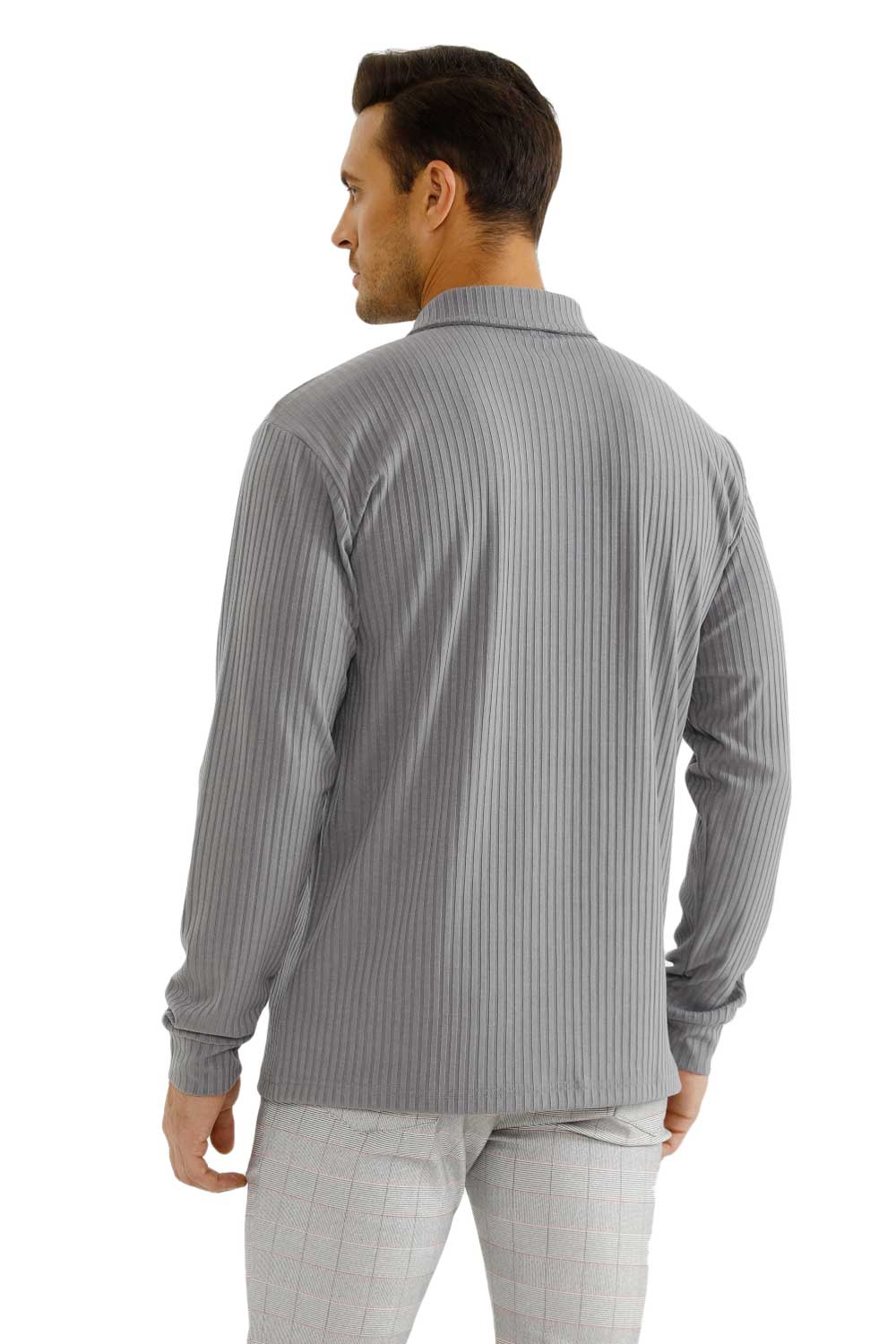long sleeve polo shirts for men