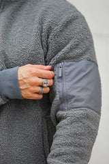 men's grey winter coat