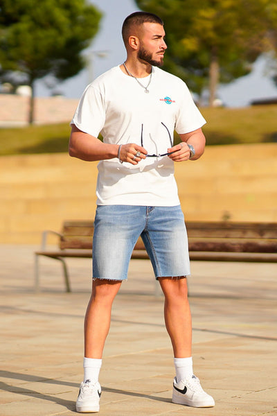 Gingtto Upgrade Your Summer Style With Men's Denim Shorts