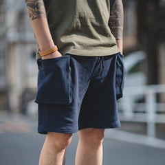 Favorite Cotton Jersey Shorts, Pull-On Knit Shorts with Pockets