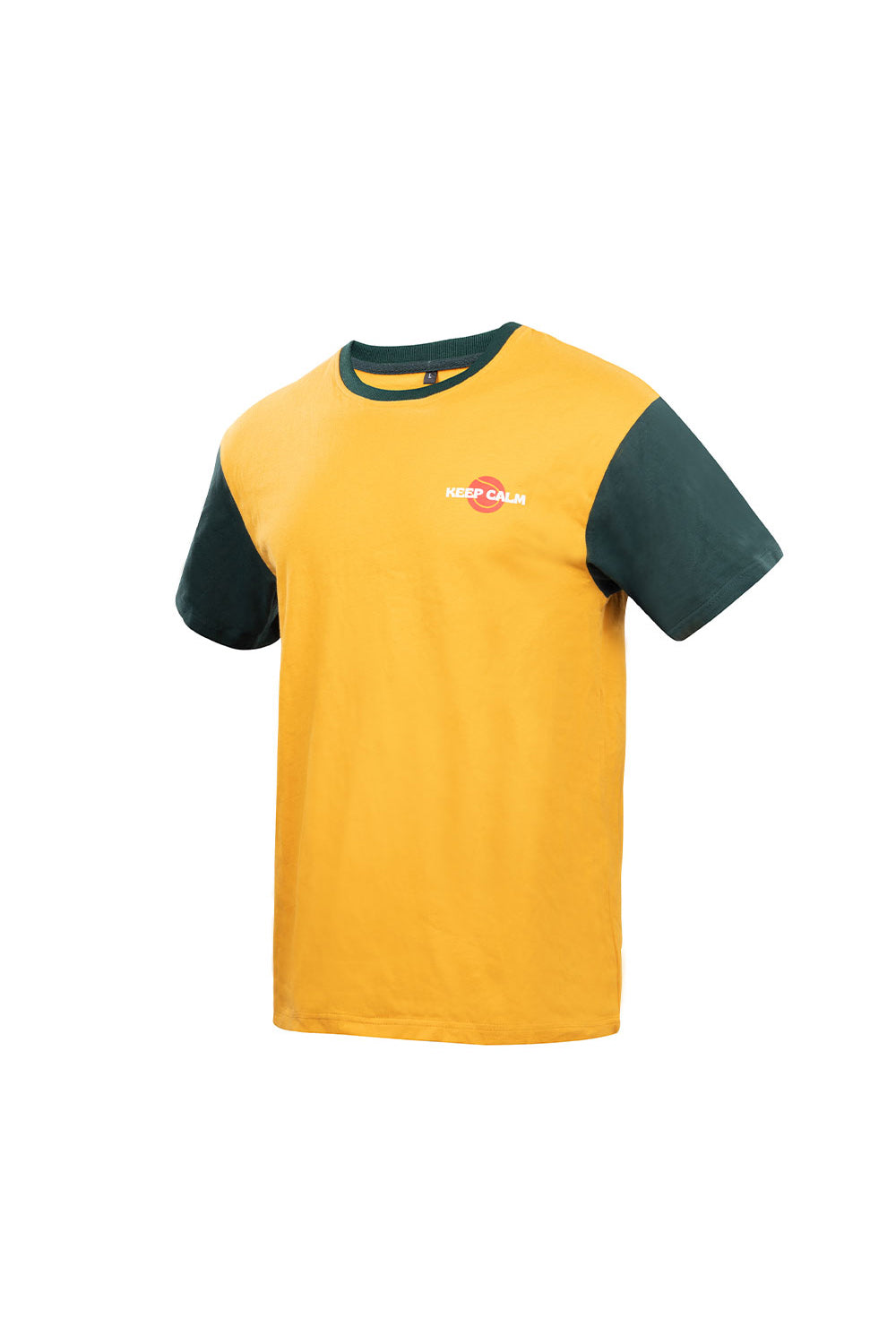 Men's Crew Neck T-shirt - Yellow