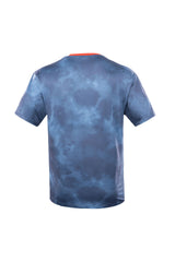 GINGTTO Mens Crew Neck T-shirts-Blue